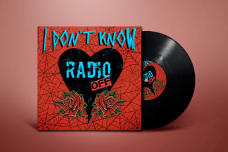 design illustrative album or single cover art for you