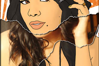 make a comic cartoon style picture/graphic for you