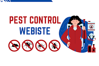 build pest control and cleaning services website