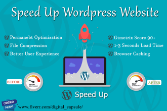 do wordpress speed optimization on gtmetrix for your website