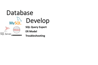 design database model, erd, write sql queries, scripts, troubleshooting