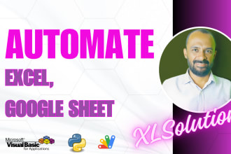 automate your excel, google sheet