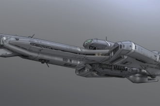 draw models any vehicle bike spaceship