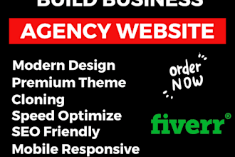 build business marketing agency website with builders