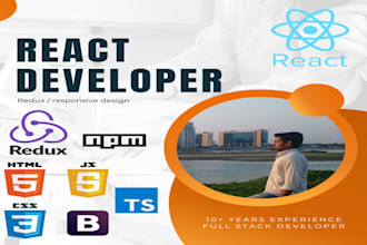 build website frontend with react, angular js