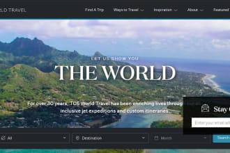 create tour travel website with a hotel booking system