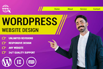 responsive wordpress website design on bluehost, godaddy, namecheap