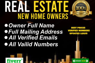 generate real estate homeowners list in USA