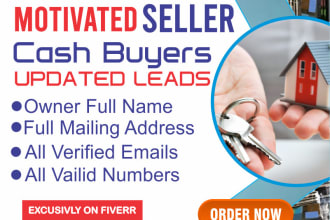 deliver you real estate active cash buyers leads