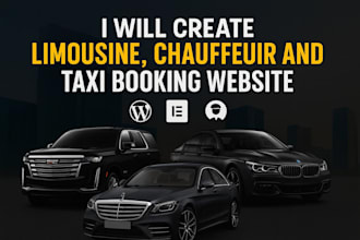 create a limousine, chauffeur, and taxi booking website