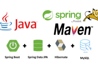 do java, spring boot,spring mvc,spring jdbc,rest projects