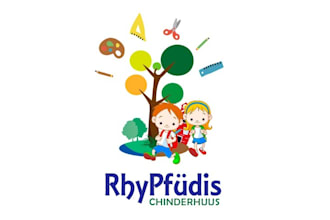 design a modern child care, day care, home care logo