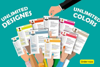 design, write  or edit professional resume or cv templates in just few hours