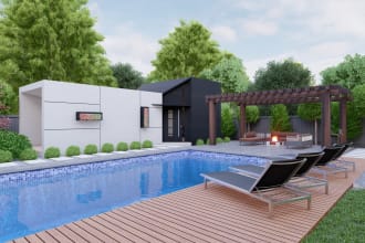 create your front yard, backyard, patio landscape design