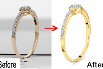 jewelry image retouching for web and ecommerce