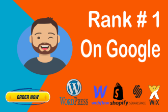 do advanced SEO for wordpress, shopify websites to get higher ranks and traffic