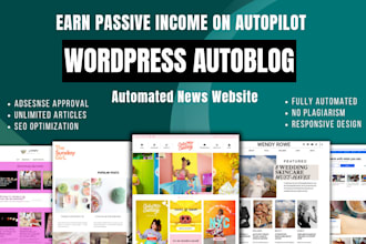 create wordpress autoblog, autopilot news website, autopilot amazon affiliate