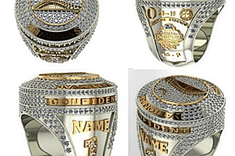 3d design championship award rings and customized jewelry