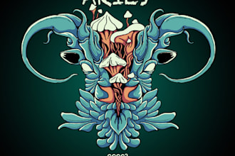 make customize design illustration for nft arts