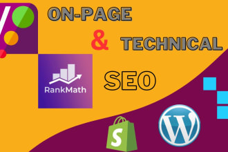 optimize your website for on page SEO with yoast, rankmath