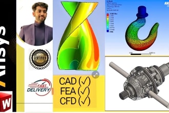 provide professional services in fea analysis, cad modeling, and cfd simulations