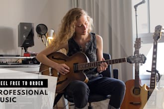 produce your rock sound for your song, podecast or brand