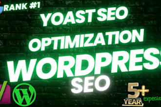 perform yoast on page SEO and a comprehensive website audit