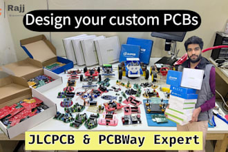 design circuit, pcb layouts ready for jlcpcb and pcbway