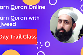 be your online quran tutor or online quran teacher