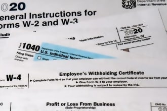 prepare USA income tax return 1040, 1120, 1065, 1040nr, w2, 1099, schedule c