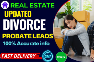 give,divorce,leads pre probate skip tracing motivated seller wholesale cold call