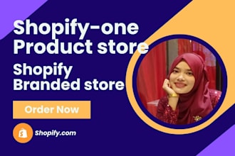 design shopify one product store, shopify branded one product store
