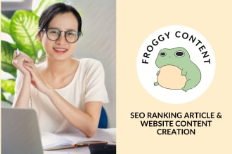 write seo ranking article and website text