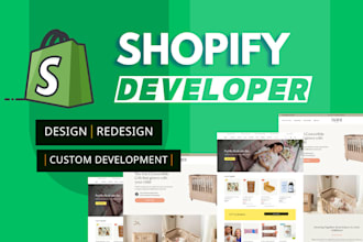 design redesign liquid code develop shopify website fix figma to shopify store