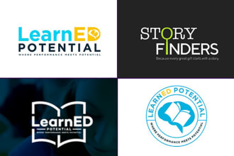 do modern school college and university education logo