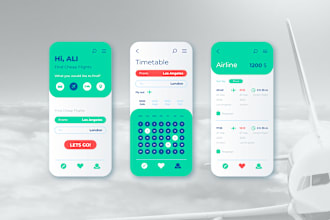 create mobile app on android and ios using flutter, react native