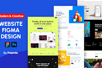 do figma website design and UI UX