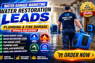 do water damage marketing water restoration plumbing fire damage leads google ad