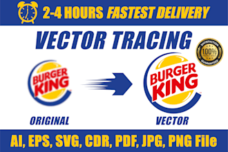 vector tracing, redraw, recreate, convert to vector logo