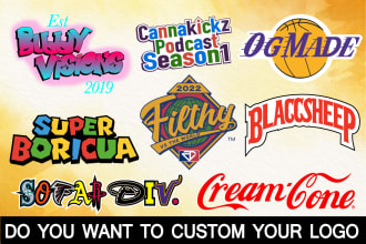 make custom parody bootleg logo