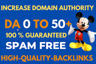 increase domain authority moz da 50 plus