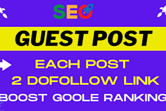 do guest post on high authority site with dofollow backlinks