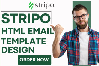 do htlm email template email  design on stripo