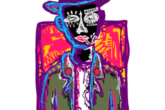 draw abstract expressionism characters or from what you feel