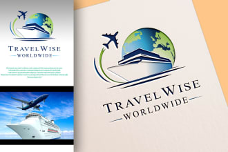create an awesome travel and transportation logo