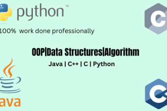 program oop in java, oop in cpp, data structure tasks, desktop app, and projects