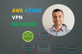 configure network and vpns in AWS, azure, vultr