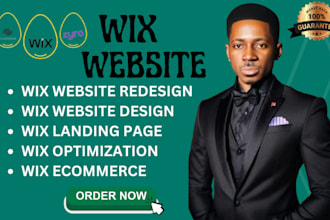 design, redesign, and optimize wix websites seo speed and dropshipping success