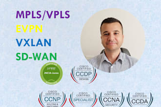 configure sdwan, mpls, vpls, evpn, vxlan