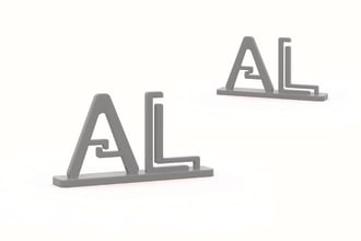 convert 2d logo to 3d model in stl file with a simple render